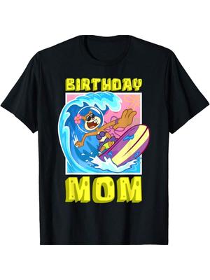 Mademark X Bob l'éponge - Sandy Anniversaire Maman Surf Bob l'éponge Mère Cadeau d'anniversaire T-shirt