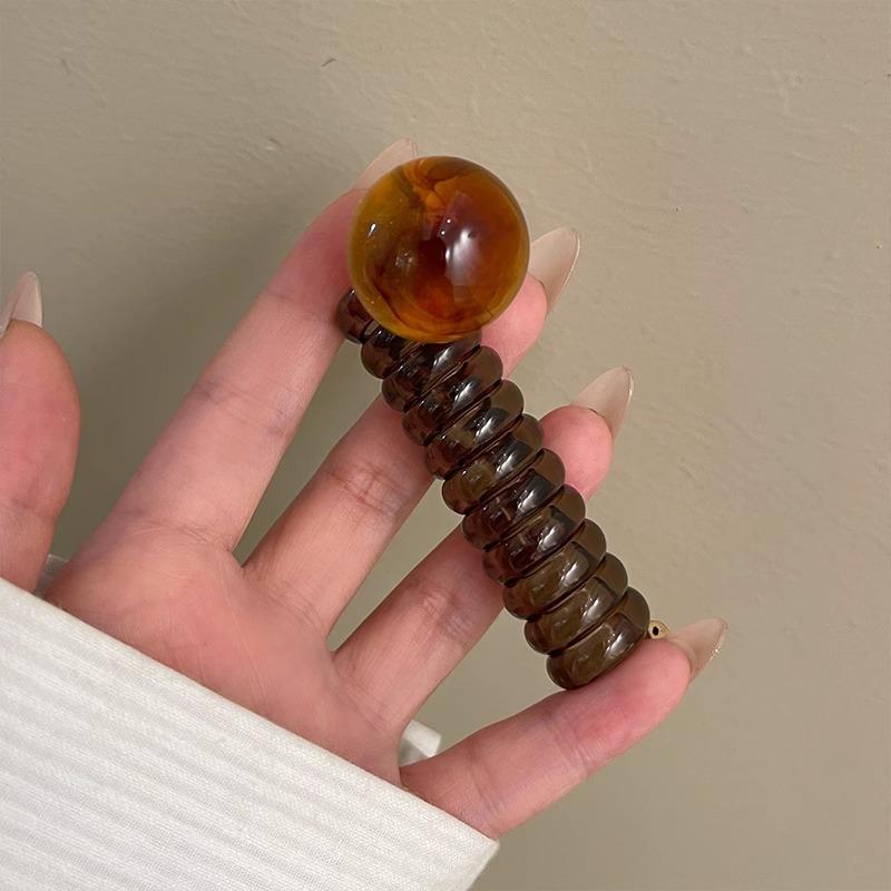 1PCS Retro Telephone Line Hair Ring Female Temperament Simple Bubble Braid Hair Artifact Headband Ponytail Hairband Hair Accessories