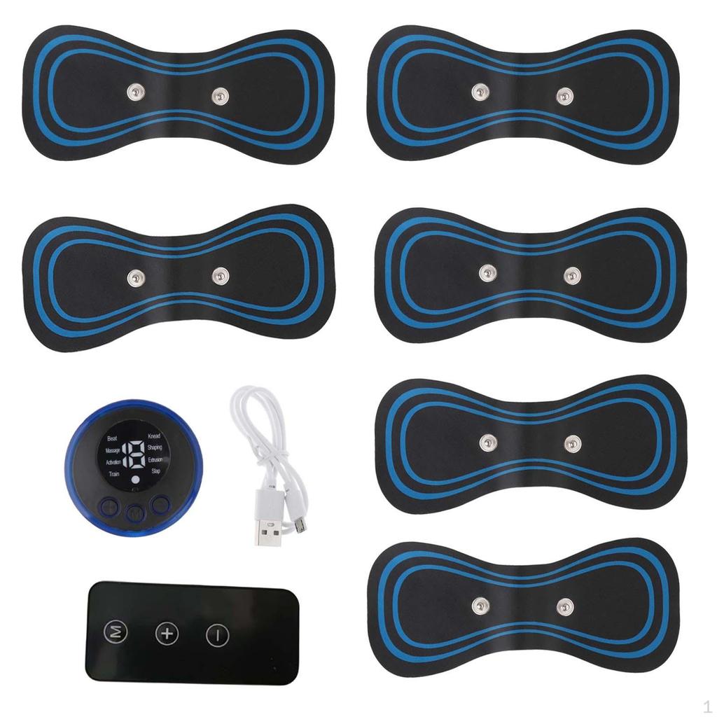 Massage Patch 8 Modes 19 Levels Gifts Mini Device for Neck Foot Back