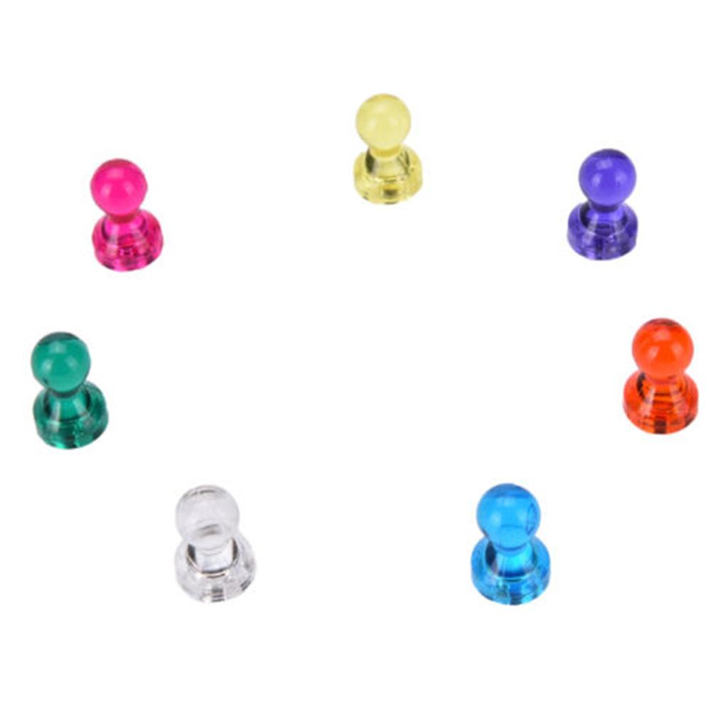 28 Stück farbige Kühlschrankmagnete, starke magnetische Reißzwecken mit Aufbewahrungsbox, Whiteboard-Magnete, Kartenmagnete, Büromagnete, Kalendermagnete