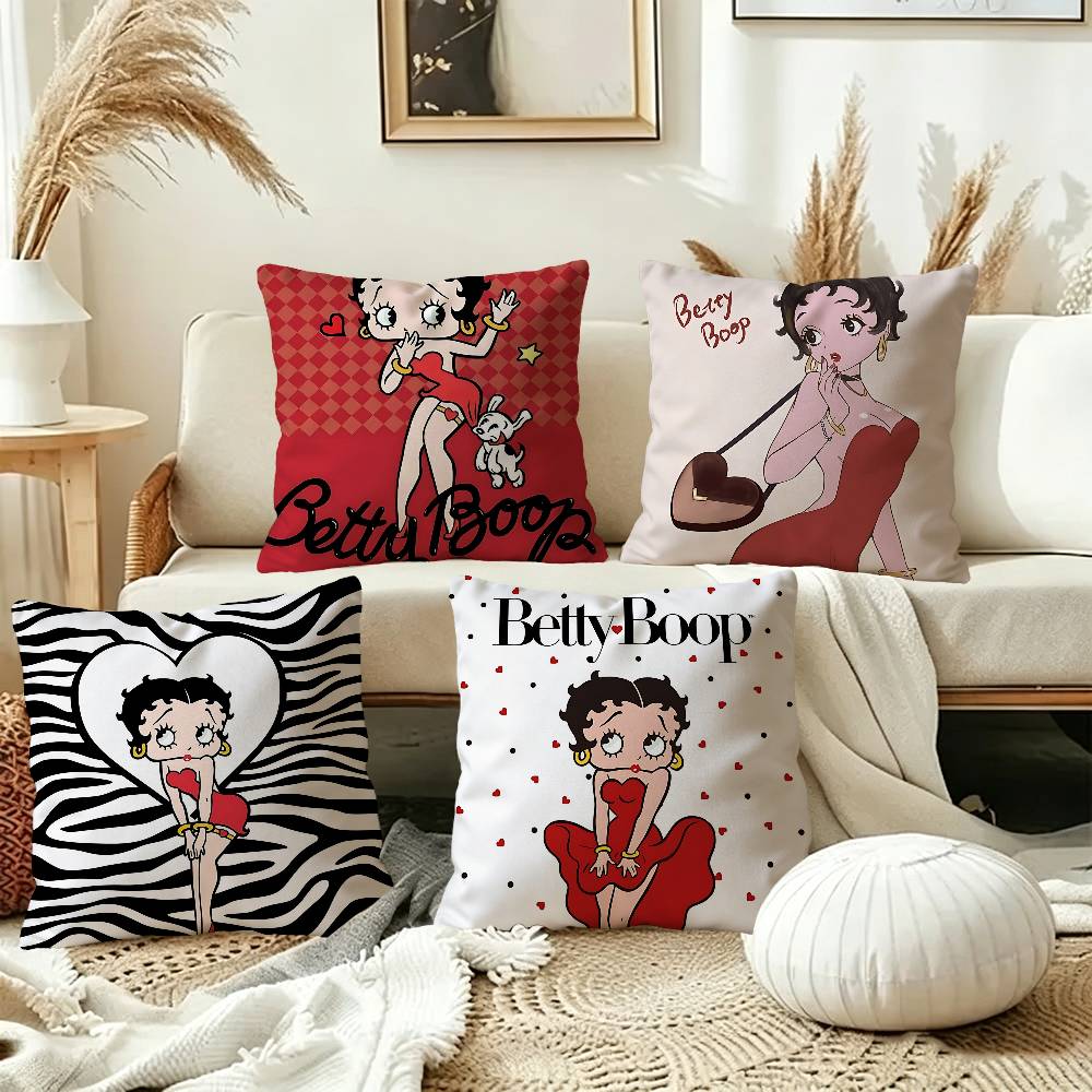 B-Betty-Cute-Boops Lucky Dragon pillow cover sofa cushion cover home room decoration children gift