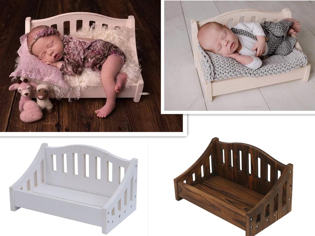 Neugeborenen Fotografie Posing Requisiten Stuhl Bett Hilfssofa Baby Fotoshooting Wachstum Gedenken Abnehmbare Hintergrund Accessoires Sofa