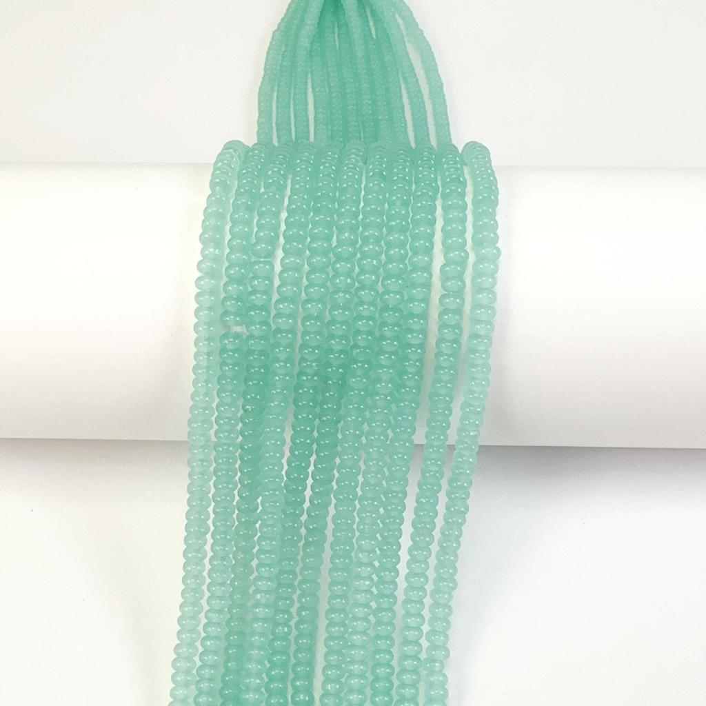 2x4mm Colorful Glass Spacer Beads for DIY Jewelry Bracelets