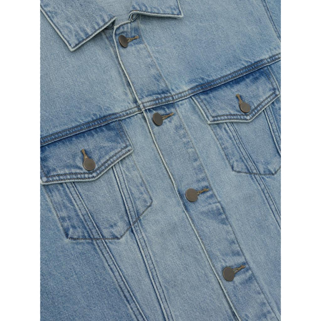 Fear of God Essentials Classic Denim Jacket Classic Blue Unisex Outerwear 202SP264431F
