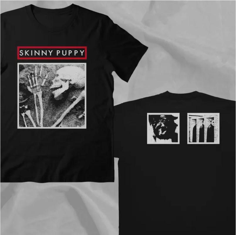

Skinny Puppy Band Remission Retro 90s Style Black Double Sided T-Shirt Unisex T-Shirt XXXXL