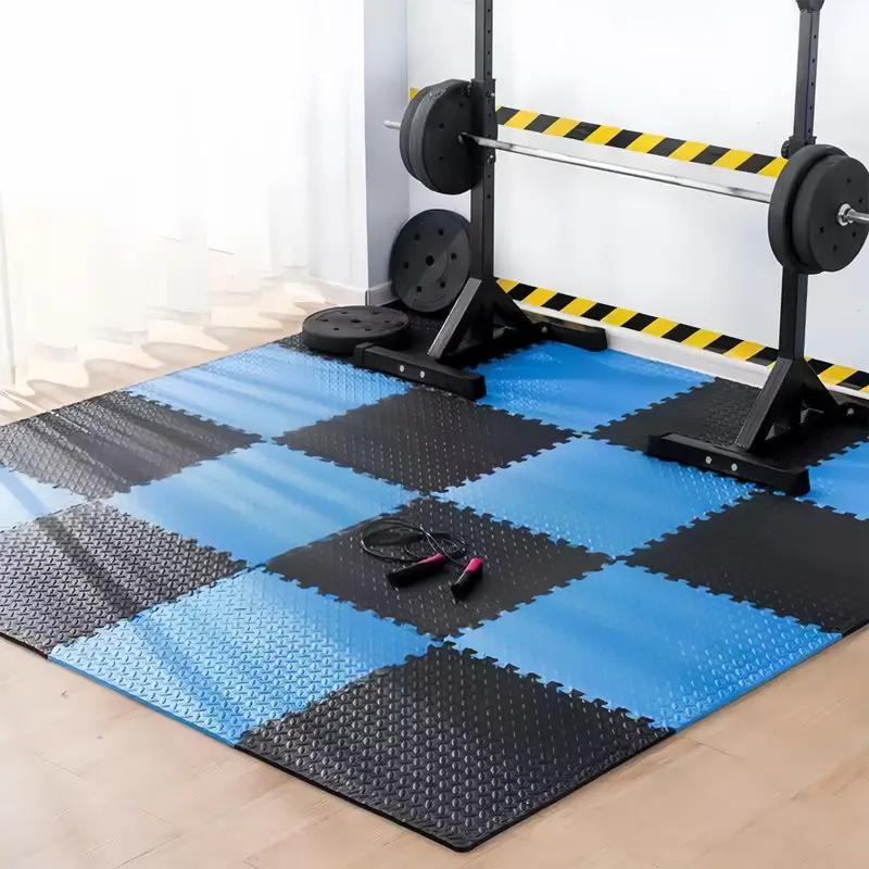 20 Piece Puzzle Fitness Mat Double Sided Interlocking Foam Floor Mat EVA Non Slip Mat Suitable for Yoga and Fitness Equipment