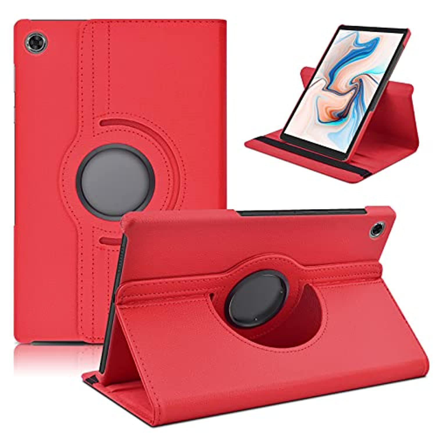 

Чехол для Realme Pad RealmePad 10, 4, 11 дюймов, вращающаяся на 360 градусов подставка, чехол для планшета, чехол Realme Pad 10,4 дюйма, 2021 Pad 11 2022 For Realme Pad 10.4 красный