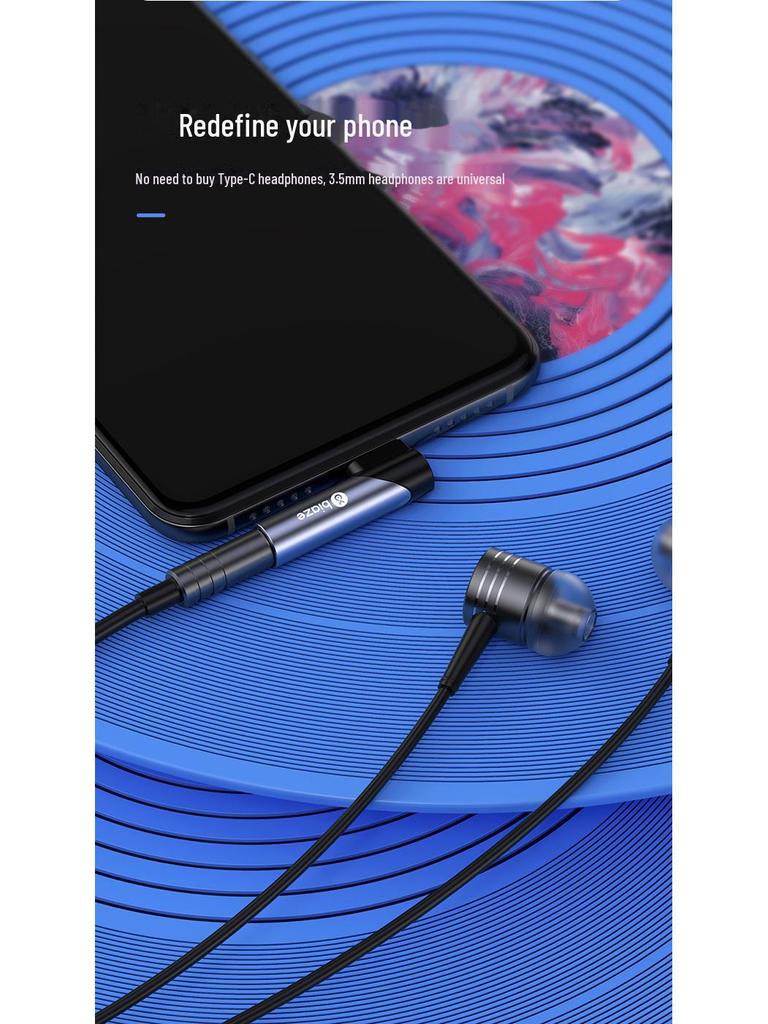 Biyazi USB-C To 3.5mm Apple Headphone Adapter, Universal Type-C Audio Converter