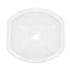 404x384x130mm White Vessel Sink Bowl Modern Acrylic 40mm Drain Hole for Caravans Campers Yachts Bathroom