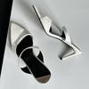 Fashion Eilyken Sexy Thin Low Heels Women Slippers Fashion Narrow Band Pointed Toe Strippers Sandals Summer Slides Shoes