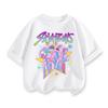 Kpop Demon Hunters Children's Clothing Short Sleeve T-shirt Cute Kpop Demon Hunters Tiger Harajuku Tshirt for Boys Girls