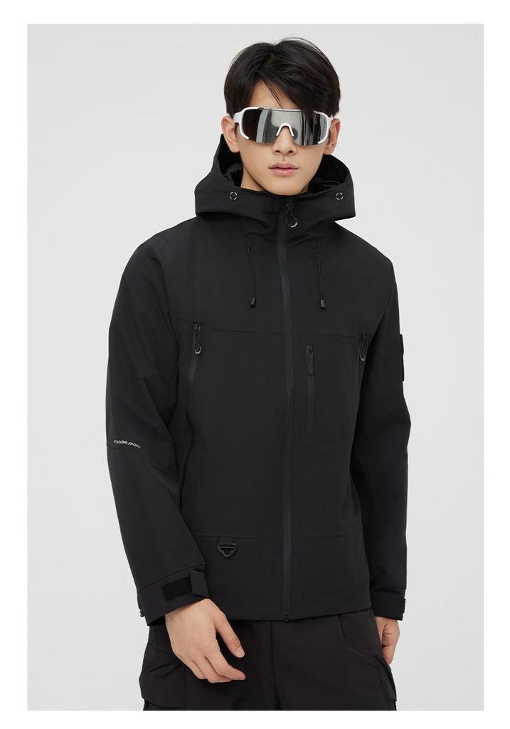 Unisex 3-in-1 Water-Repellent Fleece-Lined Ski Jacket for Autumn/Winter