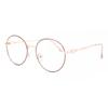 Full Rim Round Red Rose Gold Smartbuy Collection Grosmorne L120 Fashion Unisex Eyeglasses