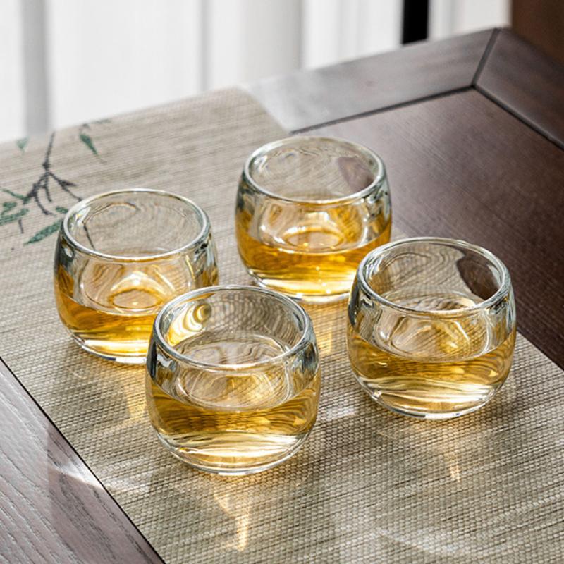 1000ml Czajnik do herbaty z uchwytem Klasyczny szklany czajnik Żaroodporny czajnik do gotowania 80ml Wysokiej klasy mały kubek do wody Naczynia do picia