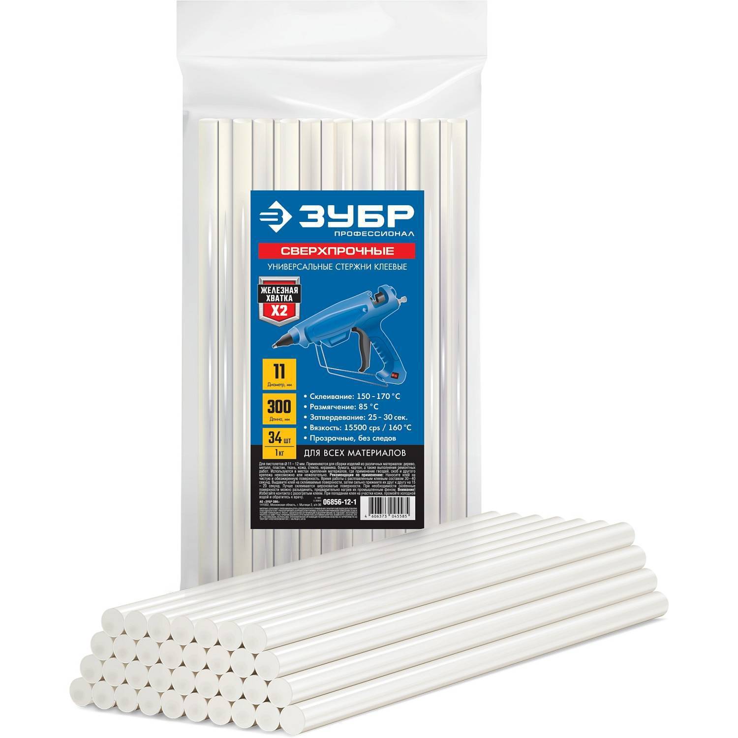 

Стержни для клеевых пистолетов Bison Professional 06856-12-1