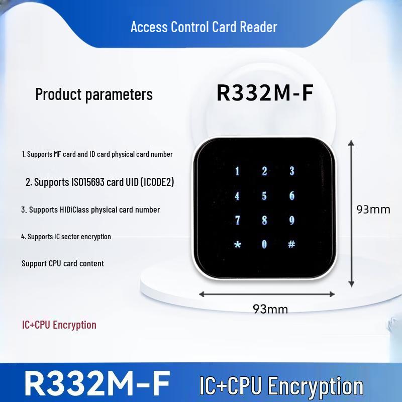 Hui Anton Encrypted RFID Access Control Card Reader R332MF
