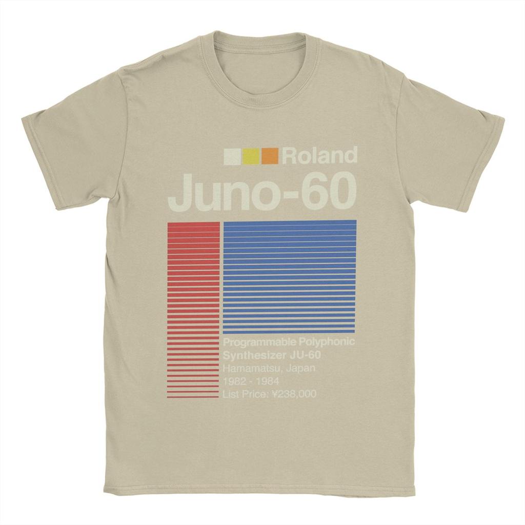 Pánské Juno 60 Horizontální Roland Tričko Bavlna Oblečení Novinka Krátký Rukáv O-výstřih Tričko Dárek Tričko