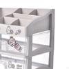 Makeup Desk Organizer with Drawers Display Case Brush Holder Rack Clear Sundries Storage Box for