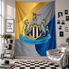 Newcastle United Fußball Wandteppich Heimdekoration Wandbehang Tuch für Schlafzimmer Wohnzimmer Hintergrund