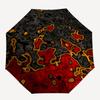 1pc Abstract Patterns Automatic Open/close Folding Compact Umbrella, 8 Rib Sturdy Canopy, Lightweight Portable, Everyday Use, Gift,,104
