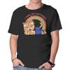 Unisex Crew Neck T-Shirt Happy Meowster Graphic Short Sleeve Casual Tee