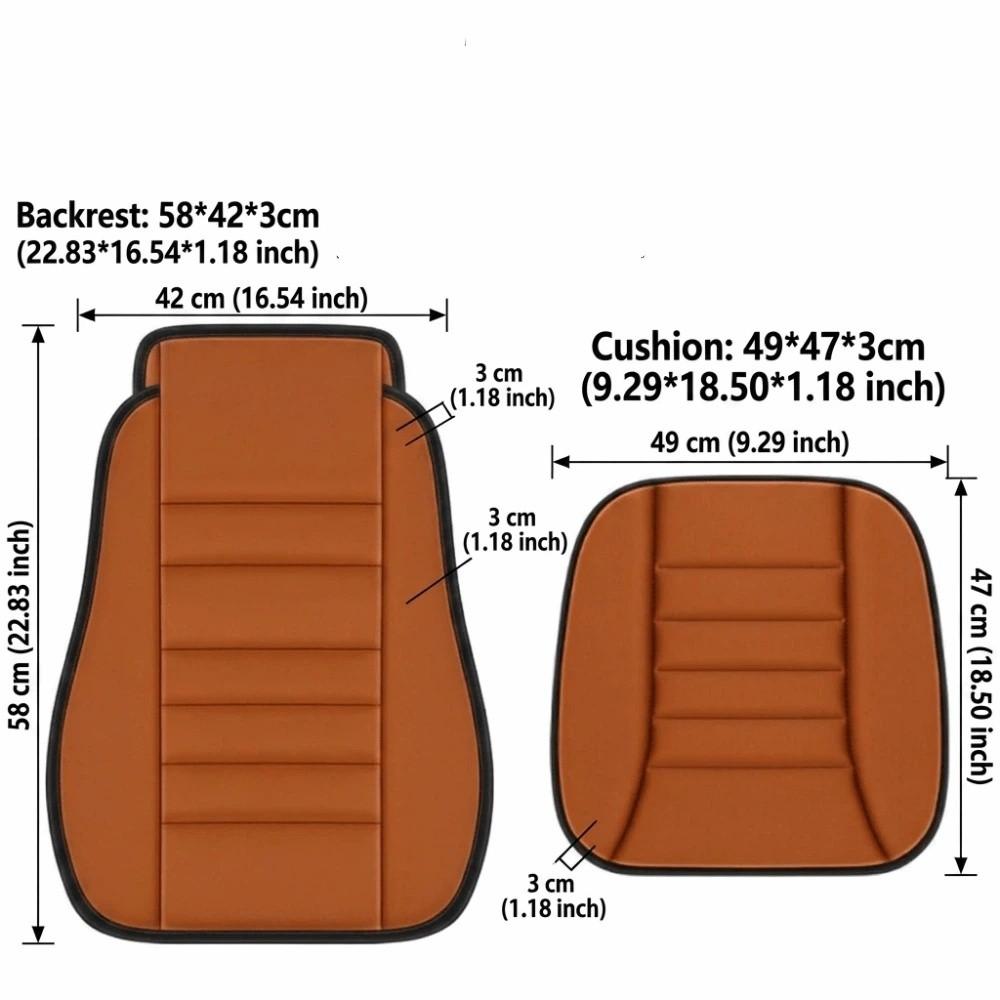 High Density Sponge Car Heightening Cushion Thick Auto Seat Cushion Non-Slip Seat Pad All Seasons