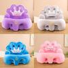 Toddler Sitting Aid With Crown Shape And Soft Plush Material For Stability
