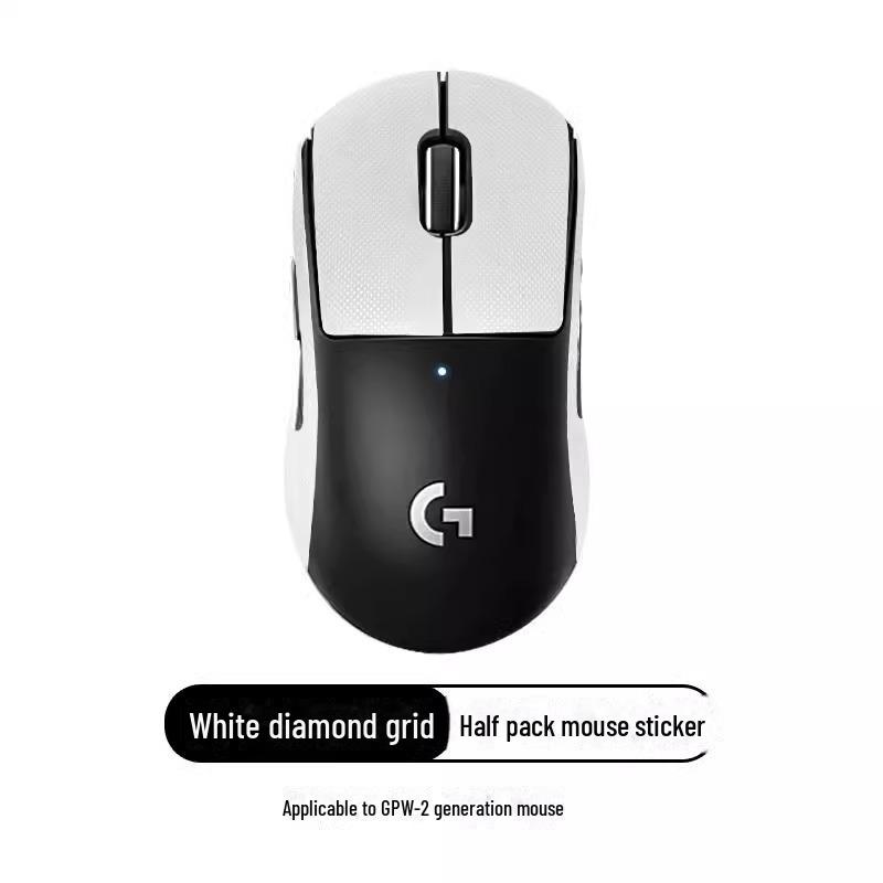 

Наклейки Logitech GPW2/3 проти ковзання та вбирають піт для миші half pack білий