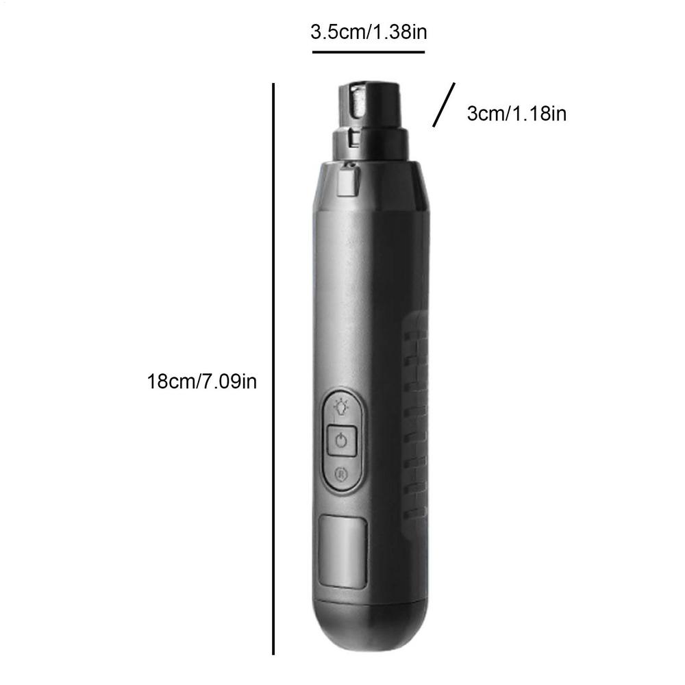 Dog Nail Grinder Quiet Kitten Paws Trimmers USB Rechargeable Quiet 5-Speed Grinder Electric Paw Care Tool For Pets Dog Cat