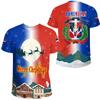 Dominican Republic Flag Map 3D Printed T Shirt For Men Clothes Fashion Male T-Shirt National Emblem Tshirt Independence Day Tee