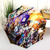Genshin Impact All Characters Folding Umbrella Suitable For All Seasons Portable Gift Printing Light