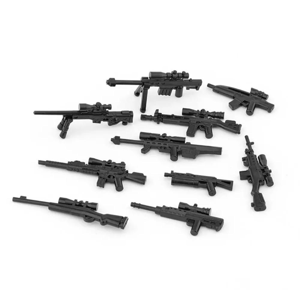 25/50/100/200Pcs Military SWAT Gun Cannon Building Blocks Weapon Army Police MOC Figure DIY Accessories Model Bricks DIY Toys