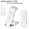 LED Book Light Reading Lamp 3 Color Temperatures Dimmable Eye-Friendly Flicker-Free Super Bright USB Rechargeable Clip-on Lamp