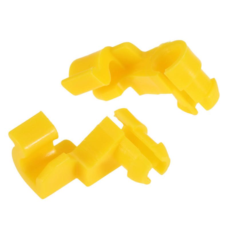 

10pcs Door Lock Rod Clips 5mm Rod Size (Left) Compatible with for Toyota 69293-12040 Yellow Auto Fastener & Clip Car Accessories