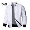 Herrenjacke Herbst Winter Einfarbig Waffelstruktur Sweatshirtjacke mit Taschen Reißverschlussleiste Lässige Oberbekleidung Sportliche Kleidung