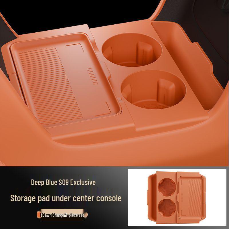 Deep Blue S09 Center Console Silicone Storage Box for Car Interiors