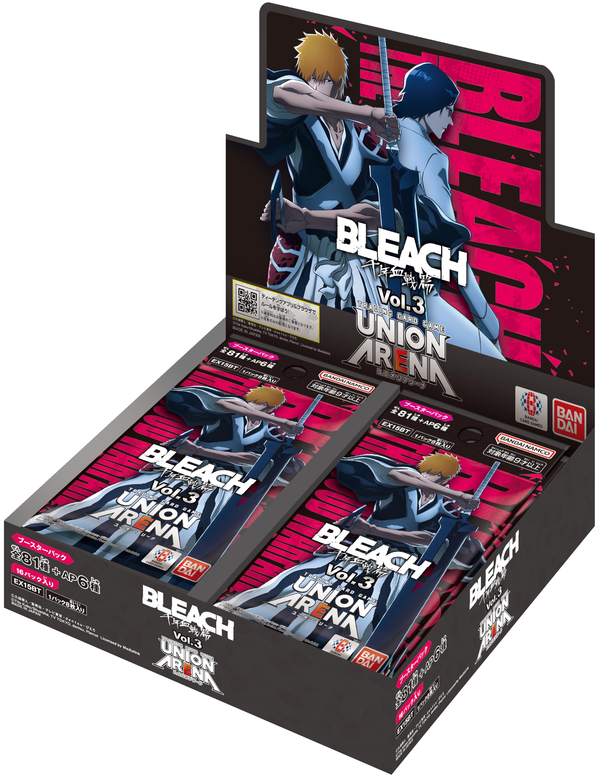 BANDAI UNION ARENA Booster Pack BLEACH