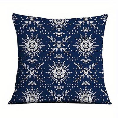 Home Decor Geometric & Floral Patterned Throw Pillow Covers Pattern Cushion Cover Suitable for Sofa Bedroom Car Pillow Cover