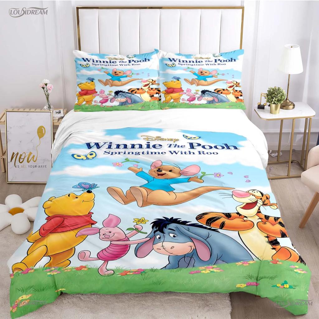 Comforter Winnie The Pooh All Season Comforter Bedding Sets Soft And S Single/Double/Queen/King