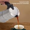 304 Stainless Steel Stovetop Coffee Pot 300 ML Capacity Stovetop Espresso Maker  For Brewing Coffee