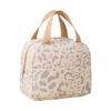 Insulated Foldable Lunch Bag with Top Handles Lightweight Portable Reusable Food Storage Organizer for Office School Travel