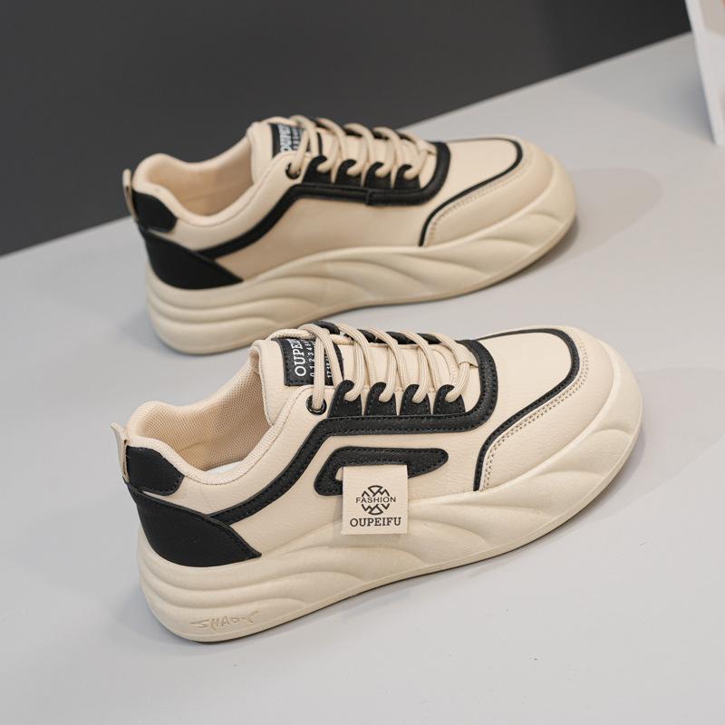 Douyin 2025 spring new popular casual women's shoes Korean version ins student platform sports street shooting board shoes tide