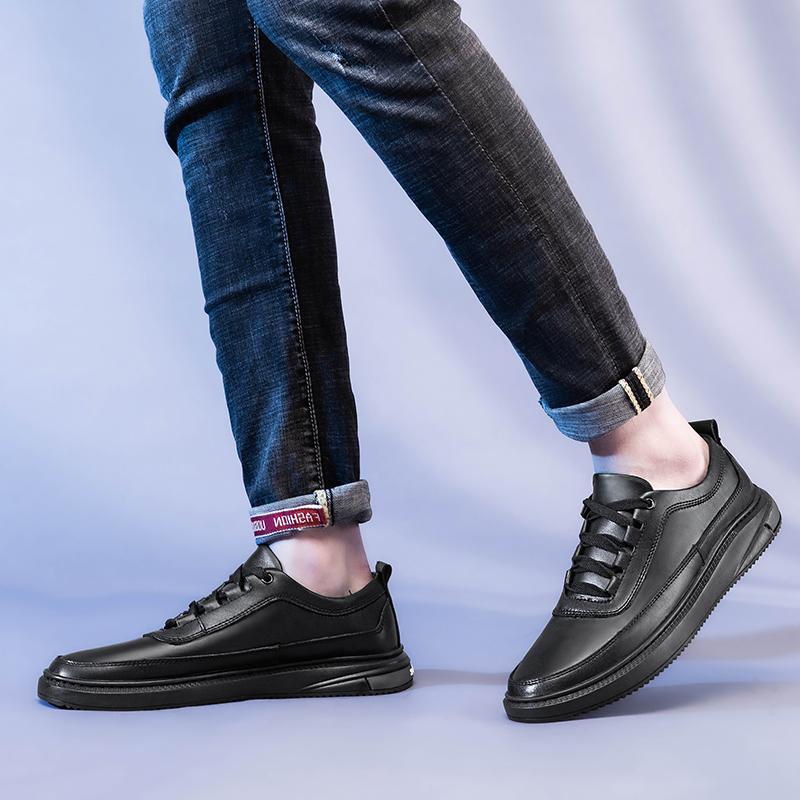 Brand Newest Men'S Genuine Leather Shoes Trend Comfortable Loafer Men Shoes High Quality Fashion Mens Sneakers Moccasins Footwear