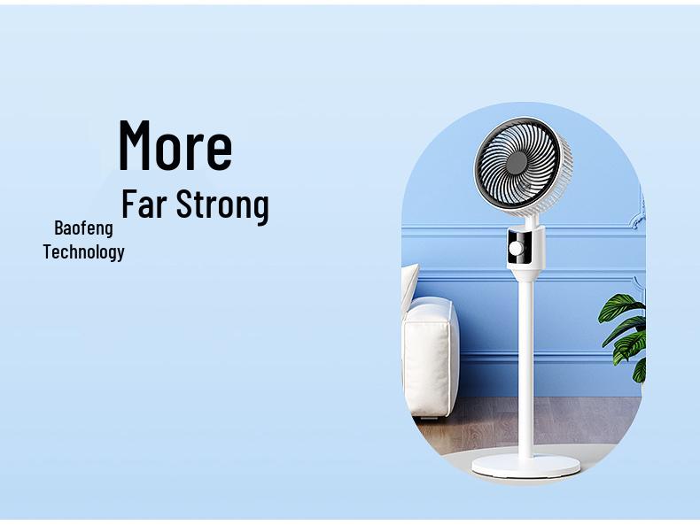 Silent Dual-Use Electric Fan for Home - Table & Floor Model