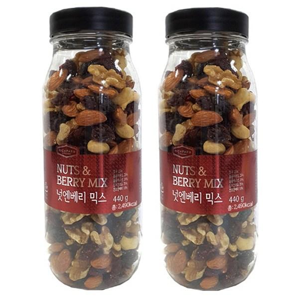 

Rich Farm Nut Nut & Berry Mixed Nuts, 440g, 2 pieces, Korean nuts