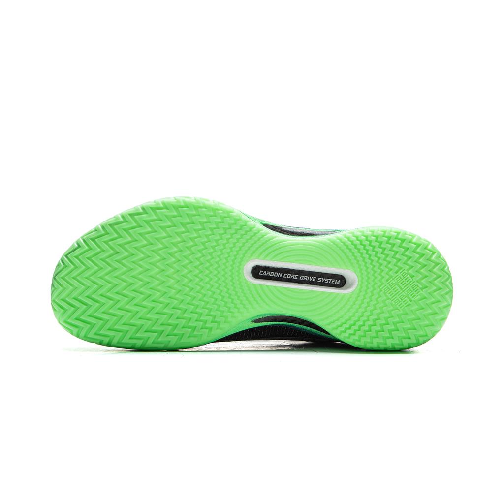 New LINING Gamma Basketball Shoes Men's Low top Black Green ABAV035-25