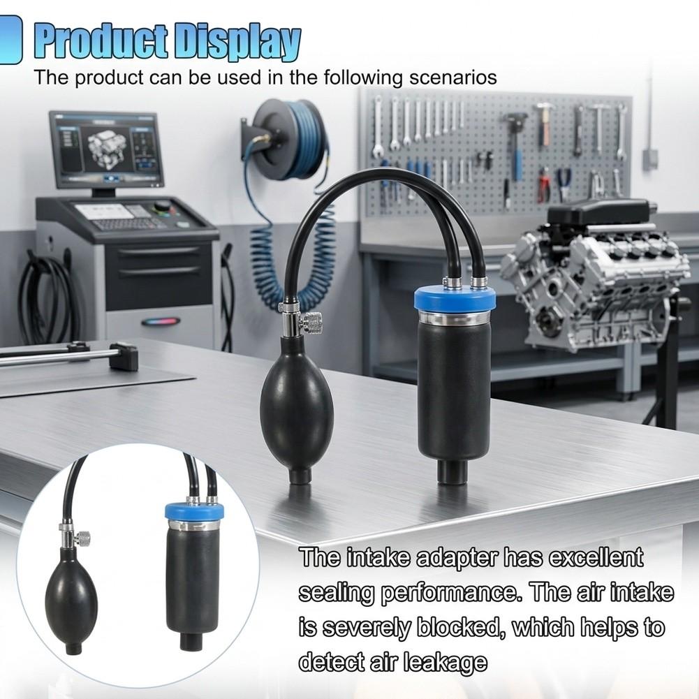 Easy Intake Adapter Rubber Smoke Machine Bladder Car Smoke Machine EVAP Leak Detector Diagnostic Tool Accessory
