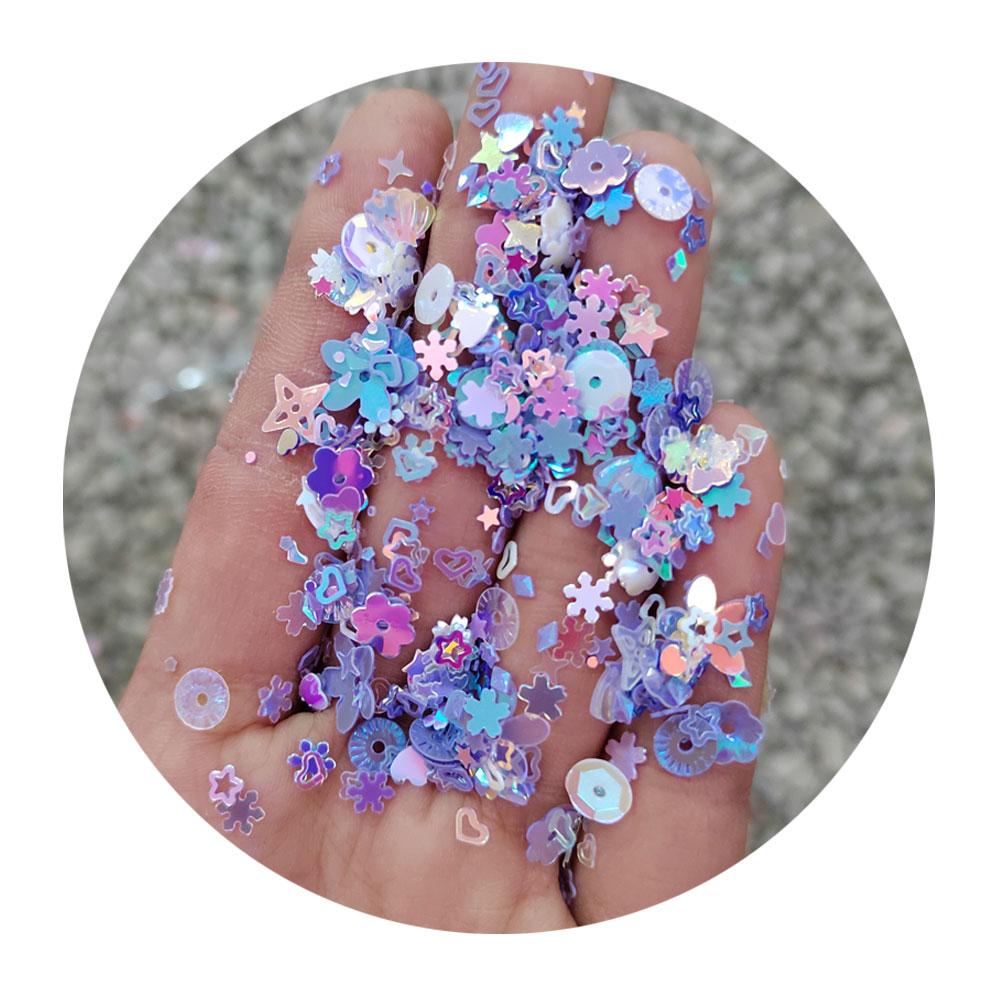 Nail Art Manicure Sequins Flower Mermaid PVC Loose Glitter Paillette for Wedding Confetti Ornament Crafts Accessories