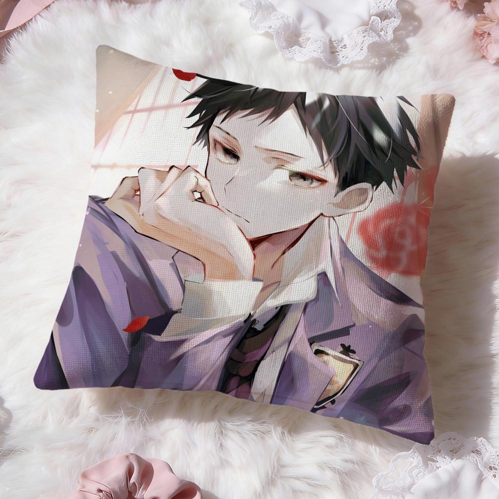 Ouran High School Host ClubS Cushion Cover Premium Comfort Reversible Pillow Cove -Two in One Design for Any Room & Car Interior