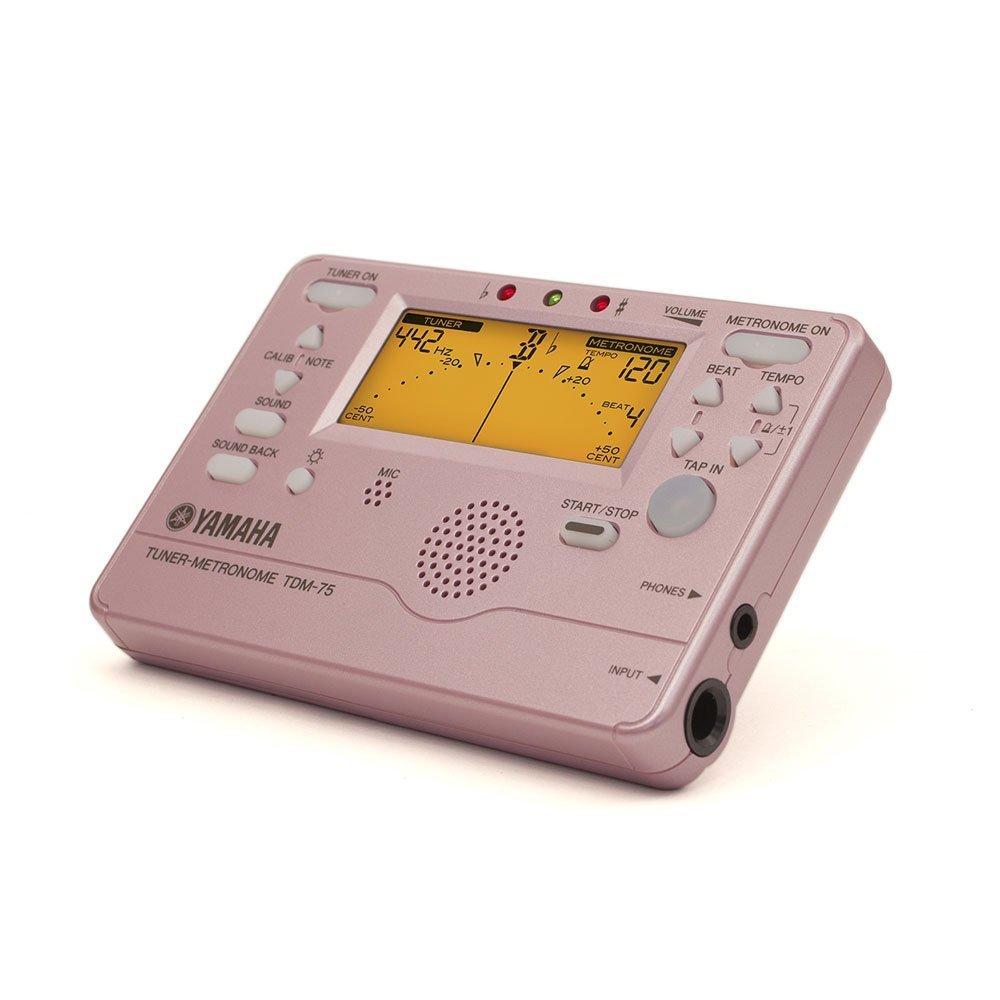 YAMAHA Tuner Platinum Metronome, Pink, TDM-75PP